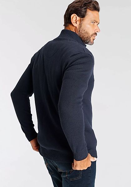 Mans World Strickjacke, aus Baumwollmischung günstig online kaufen