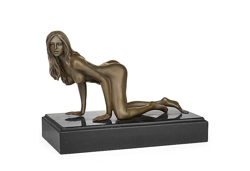 Moritz Skulptur Bronzeskulptur weiblicher Akt mit Marmorsockel - 16 cm hoch günstig online kaufen
