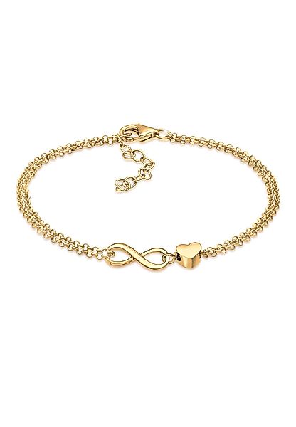 Elli Armband Herz Unendlichkeit Infinity 925 günstig online kaufen