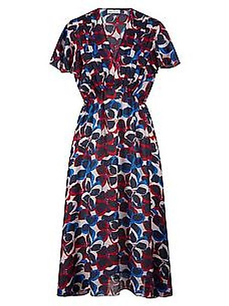 Kleid V-Ausschnitt St. Emile blau günstig online kaufen