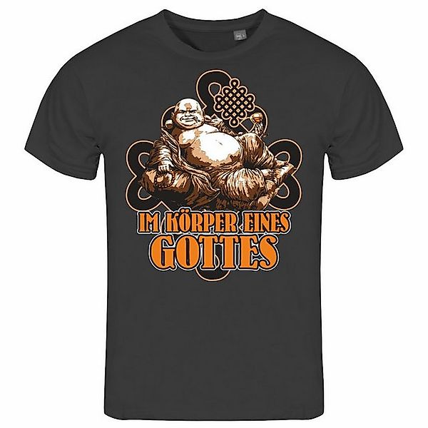 deinshirt Print-Shirt Herren T-Shirt Im Körper eines Gottes Funshirt mit Mo günstig online kaufen