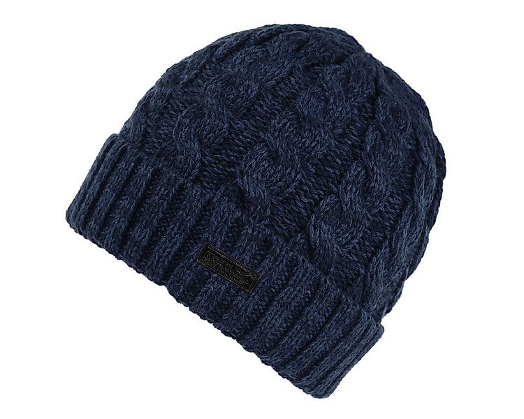 Regatta Strickmütze Harrel III mit Zopfmuster und Fleecefutter denimblau He günstig online kaufen