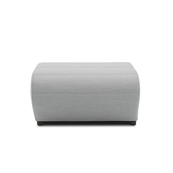 Outdoor Sofa 300 002 Hocker, Gartenmöbel, Gartenhocker, Polsterhocker, silb günstig online kaufen
