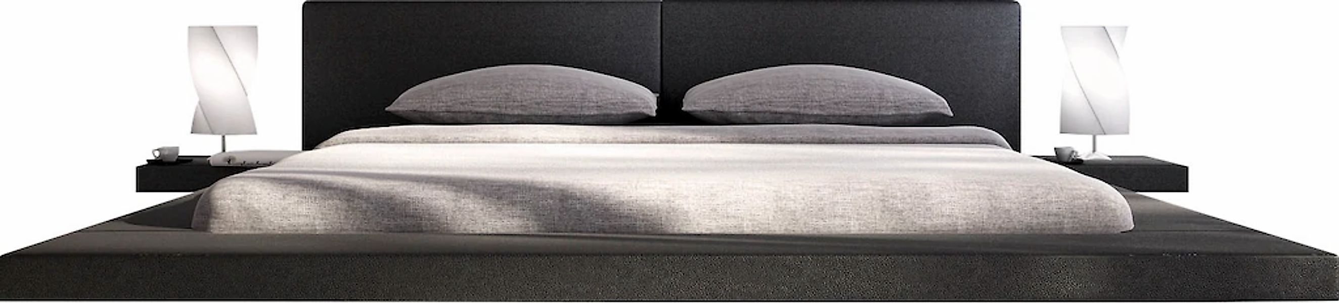 SalesFever Polsterbett "Komfortables Kunstlederbett für erholsamen Schlaf" günstig online kaufen