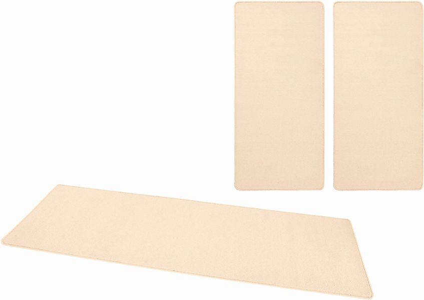 HANSE Home Bettumrandung »Fancy«, (3 tlg.), Unifarben, Bettvorleger, 3-teil günstig online kaufen