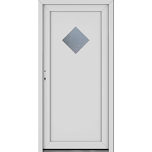 Roro Nebeneingangstür OKE 1151 Kunststoff 5FA Weiß 98 cm x 198 cm DIN L günstig online kaufen