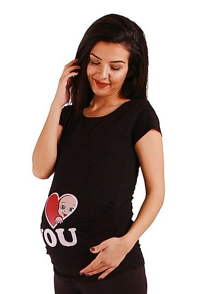 M.M.C. Umstandsshirt I Love You mit Motiv günstig online kaufen