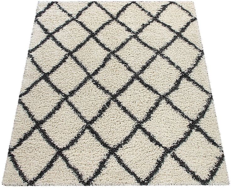 Paco Home Hochflor-Teppich Kalmar 443, rechteckig, günstig online kaufen