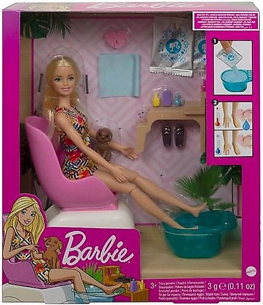 Barbie Anziehpuppe Barbie GHN07 - Maniküre - Pediküre Spielset - Puppe günstig online kaufen