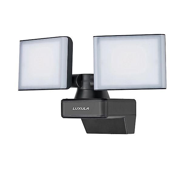 LUXULA LED Strahler Fluter 30W 3200lm 4000K Neutralweiß Schwenkbar 2 Köpfe günstig online kaufen