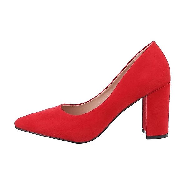Ital-Design Damen Abendschuhe Elegant High-Heel-Pumps Blockabsatz günstig online kaufen