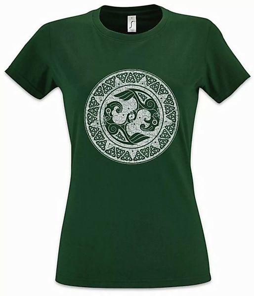 Urban Backwoods Print-Shirt Viking Shield II Damen T-Shirt Schild Knoten Wa günstig online kaufen