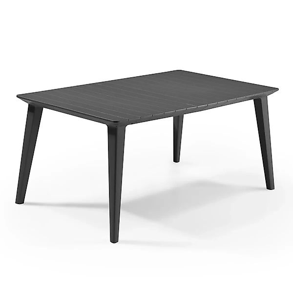 Allibert Lima Tisch Cappuccino Wetterfest Garten-Esstisch Outdoor Gartentis günstig online kaufen