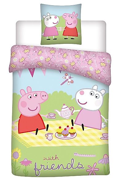 Peppa Pig Kinderbettwäsche Peppa Pig, Renforcé, günstig online kaufen