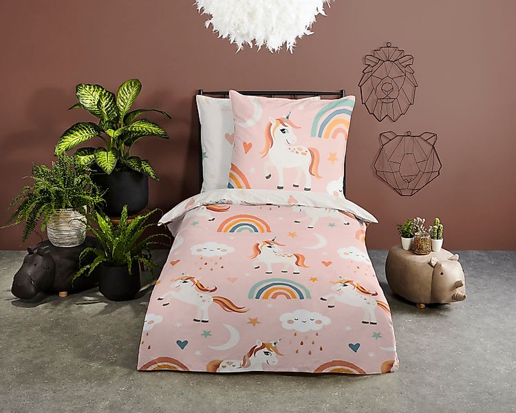 PURE luxury collection Kinderbettwäsche Aina, Microfaser, günstig online kaufen