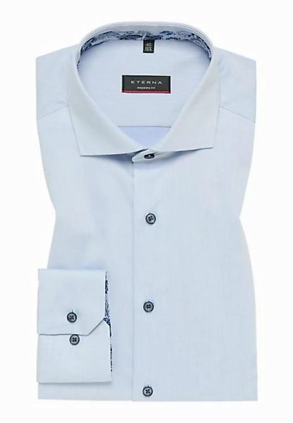 Eterna Blusenshirt Hemd 8176 X94V, blau günstig online kaufen