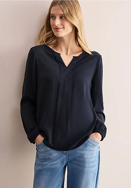 Bluse in Unifarbe günstig online kaufen