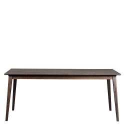 Küchentisch in Eiche dunkel Massivholz günstig online kaufen