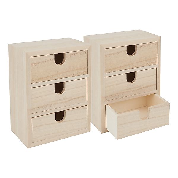 VBS Aufbewahrungsbox Mini-Schränkchen (8 St), mit günstig online kaufen