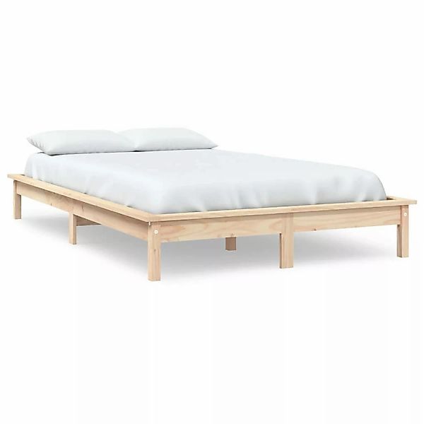 vidaXL Massivholzbett 120x200 cm Kiefer1280048 günstig online kaufen