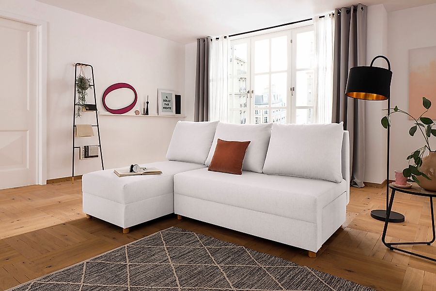 INOSIGN Ecksofa "Mick L-Form" Longchair links/rechts montierbar, wahlweise günstig online kaufen