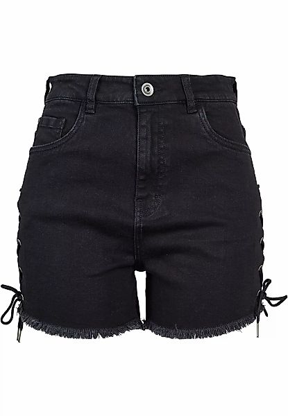 URBAN CLASSICS Stoffhose "Urban Classics Damen Ladies Highwaist Denim Lace günstig online kaufen