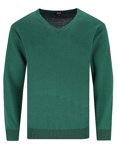 Hajo Rundhalspullover kratzfreier Pullover mit V-Ausschnitt günstig online kaufen