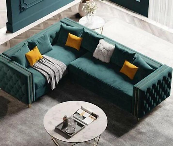 JVmoebel Ecksofa, Ecksofa L-form Eck Polstersofa Sitz Design Couch Sofas St günstig online kaufen