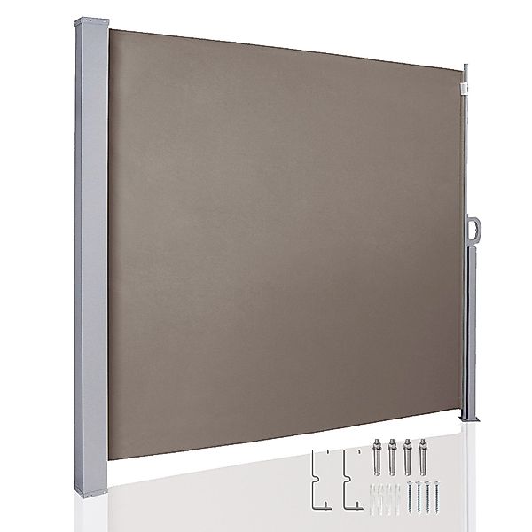 Clanmacy Seitenmarkise Aluminium Seitenarmmarkise Sonnenschutz Markise günstig online kaufen