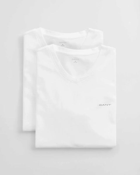 Gant Kurzarmshirt "V-NECK T-SHIRT 2-PACK", Mit V-Ausschnitt günstig online kaufen