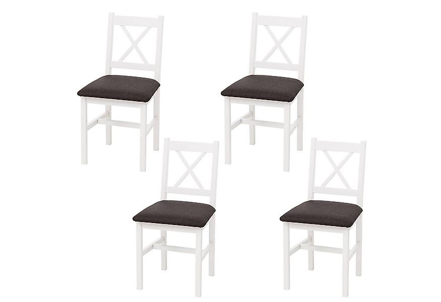 MCW Esszimmerstuhl MCW-F77-S4 (Set, 4 St), Stabile Konstruktion, Massives H günstig online kaufen