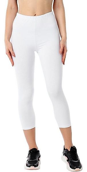 Bellivalini Leggings Damen 3/4 Capri Leggings aus Bio-Baumwolle BLV50-184 ( günstig online kaufen