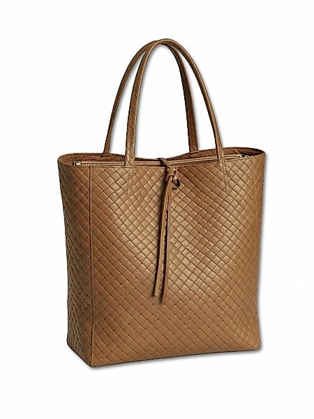 COLLEZIONE ALESSANDRO Schultertasche "Flecht" aus Rindsleder, Made in Italy günstig online kaufen