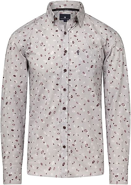 State Of Art Hemd Druck Grau - Größe M günstig online kaufen