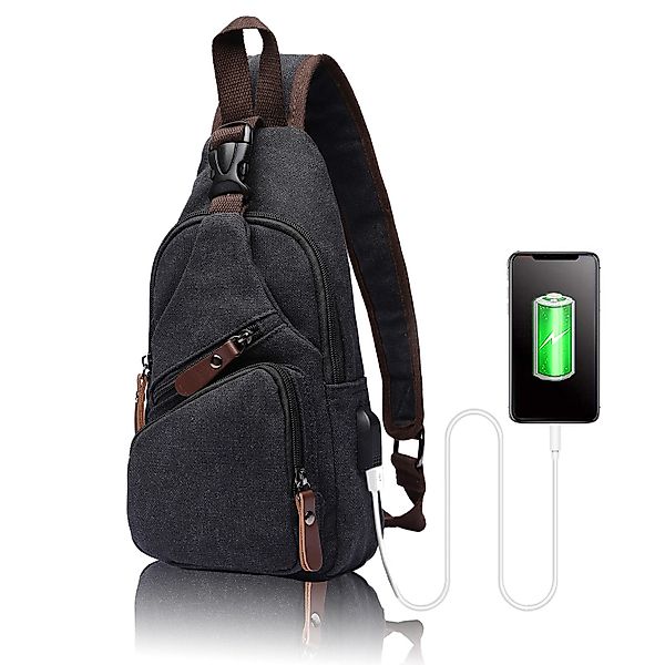 TAN.TOMI Umhängetasche Brusttasche Herren, Schultertasche Herren günstig online kaufen