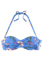 s.Oliver Bügel-Bandeau-Bikini-Top "Maya" mit floralem Design und Wickel-Opt günstig online kaufen