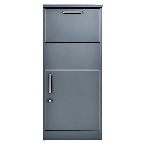 Westmann Paketbox Pepe aus Stahl 50 cm x 39 cm x 114 cm Anthrazit günstig online kaufen