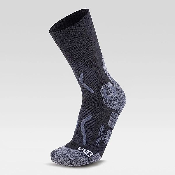 UYN Wandersocken Cool Merino (Merinowolle/Natex) schwarz/grau günstig online kaufen