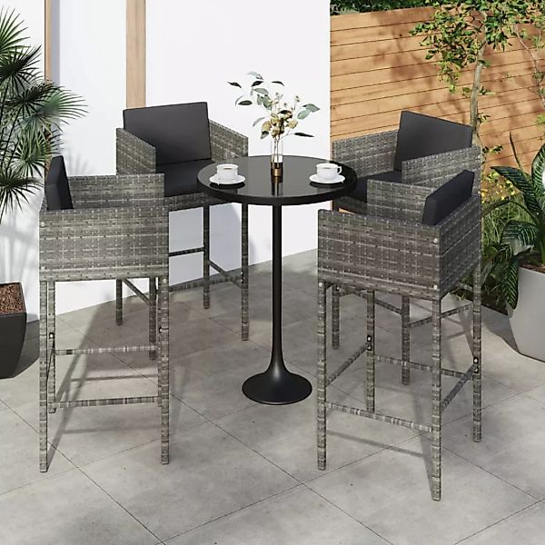 vidaXL Gartenstuhl Barhocker 4 Stk. mit günstig online kaufen