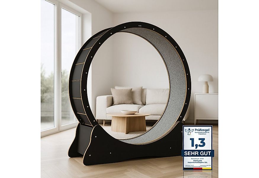 noviclass Tierlaufrad Katzenlaufrad 'Baghira' XXL Groß 120cm Innendurchmess günstig online kaufen