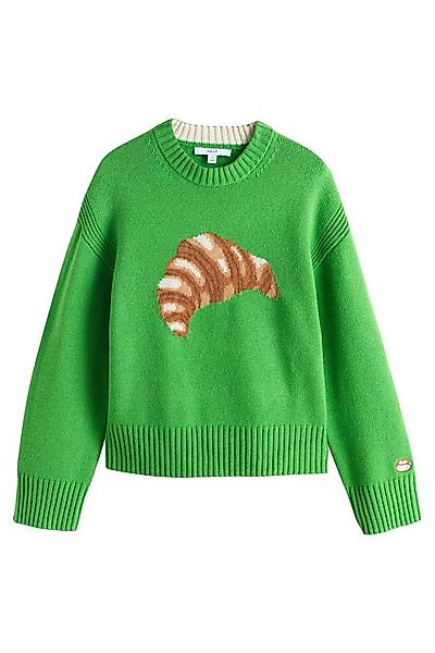 Next Rundhalspullover Rundhalspullover aus Wollmischgewebe (1-tlg) günstig online kaufen