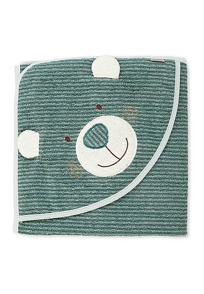 Sterntaler® Badetücher Kapuzenbadetuch 100x100 cm BÄR Ben, 100 % Baumwolle günstig online kaufen