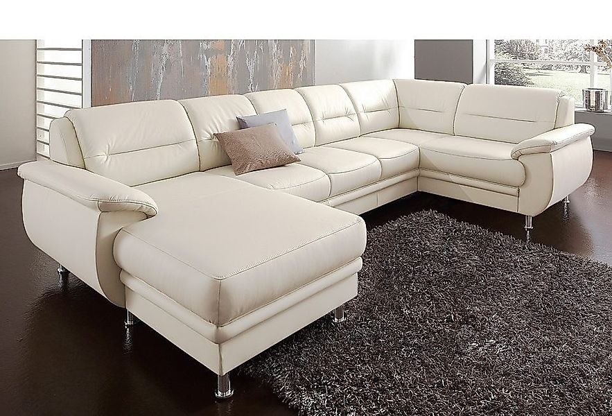 sit&more Wohnlandschaft "Mailand U-Form, B: 312 cm" wahlweise mit Bettfunkt günstig online kaufen