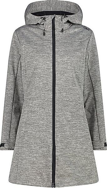 CMP Funktionsjacke WOMAN COAT FIX HOOD GESSO MEL.-ANTRACITE günstig online kaufen