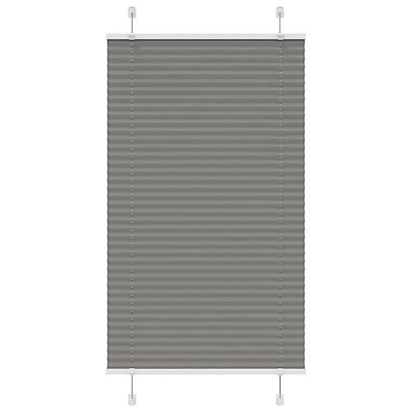 vidaXL Plissee Anthrazit 75x100 cm Stoffbreite 74,4 cm Polyester 4015070 günstig online kaufen