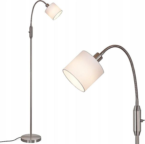 Nettlife Stehlampe Vintage Stehleuchte Stoff Bogen 360° Drehbarer, 360° Dre günstig online kaufen