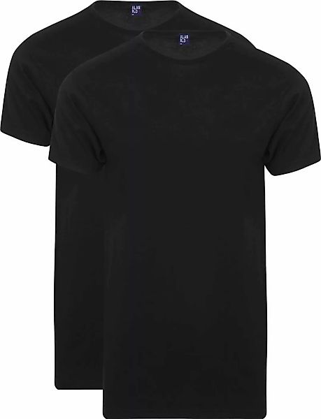 Alan Red Extra Lang T-Shirts Derby Schwarz (2-Pack) - Größe M günstig online kaufen