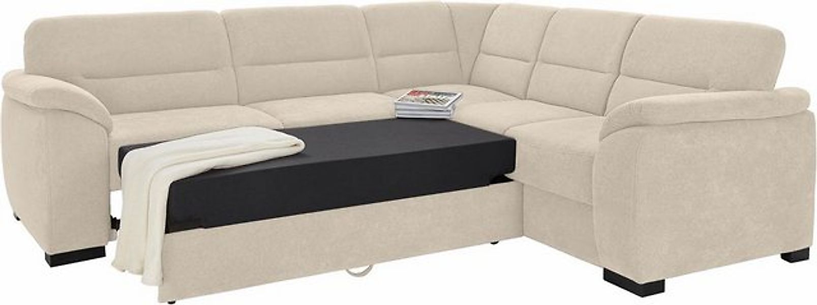 sit&more Ecksofa "Montego L-Form", wahlweise mit Bettfunktion und Schubkast günstig online kaufen