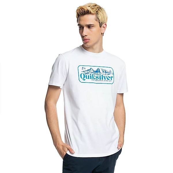 Quiksilver Mountain Script Kurzärmeliges T-shirt 2XL White günstig online kaufen