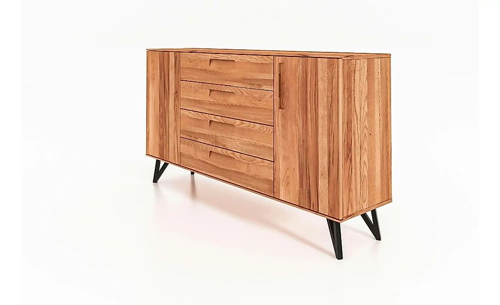 Highboard  Karl ¦ holzfarben ¦ Maße (cm): B: 182 H: 100 Kommoden & Sideboar günstig online kaufen